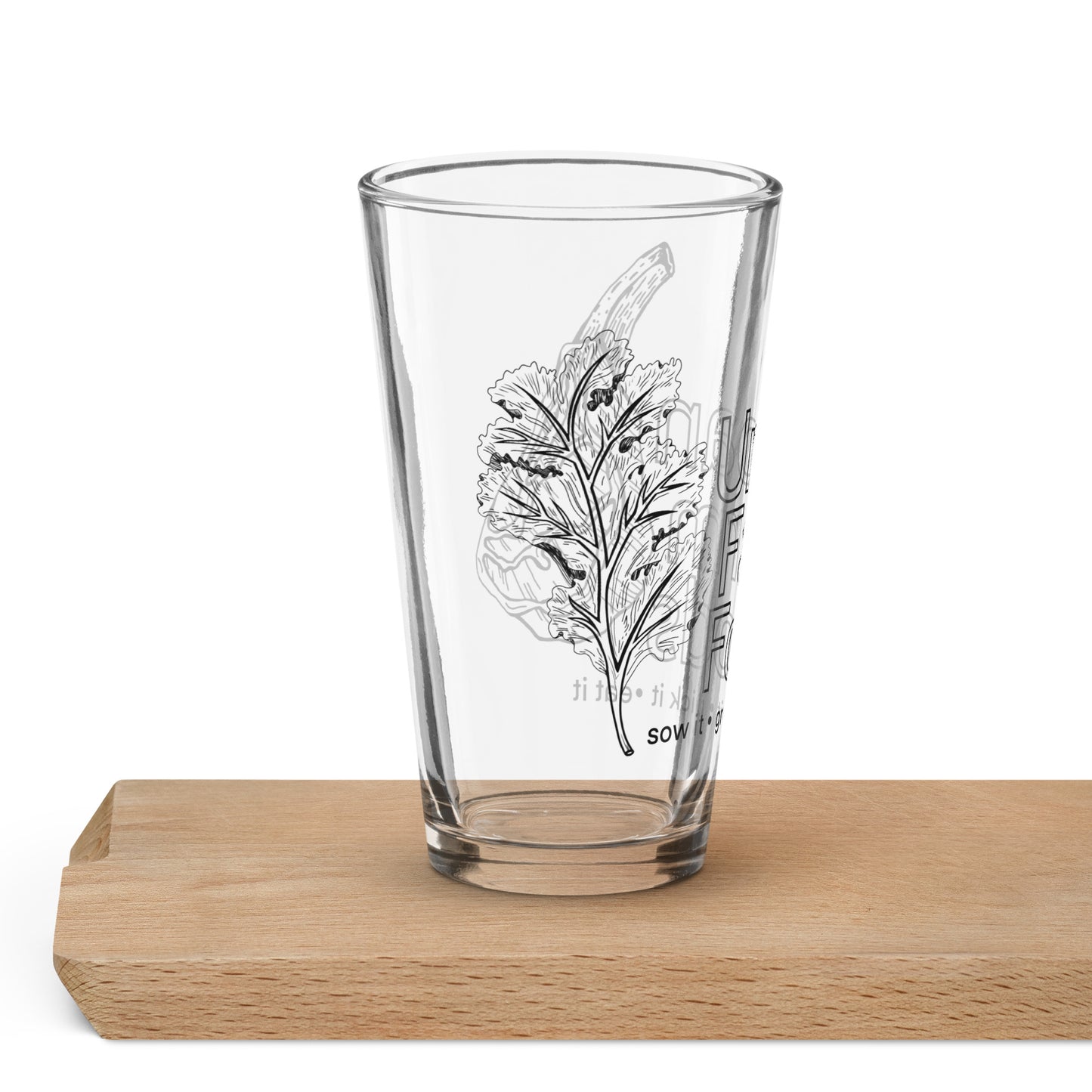 Urban Farm Foods Logo Glass