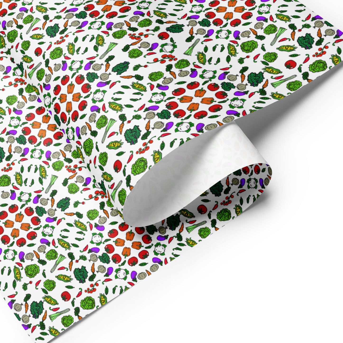 Garden Vegetable Wrapping paper sheets
