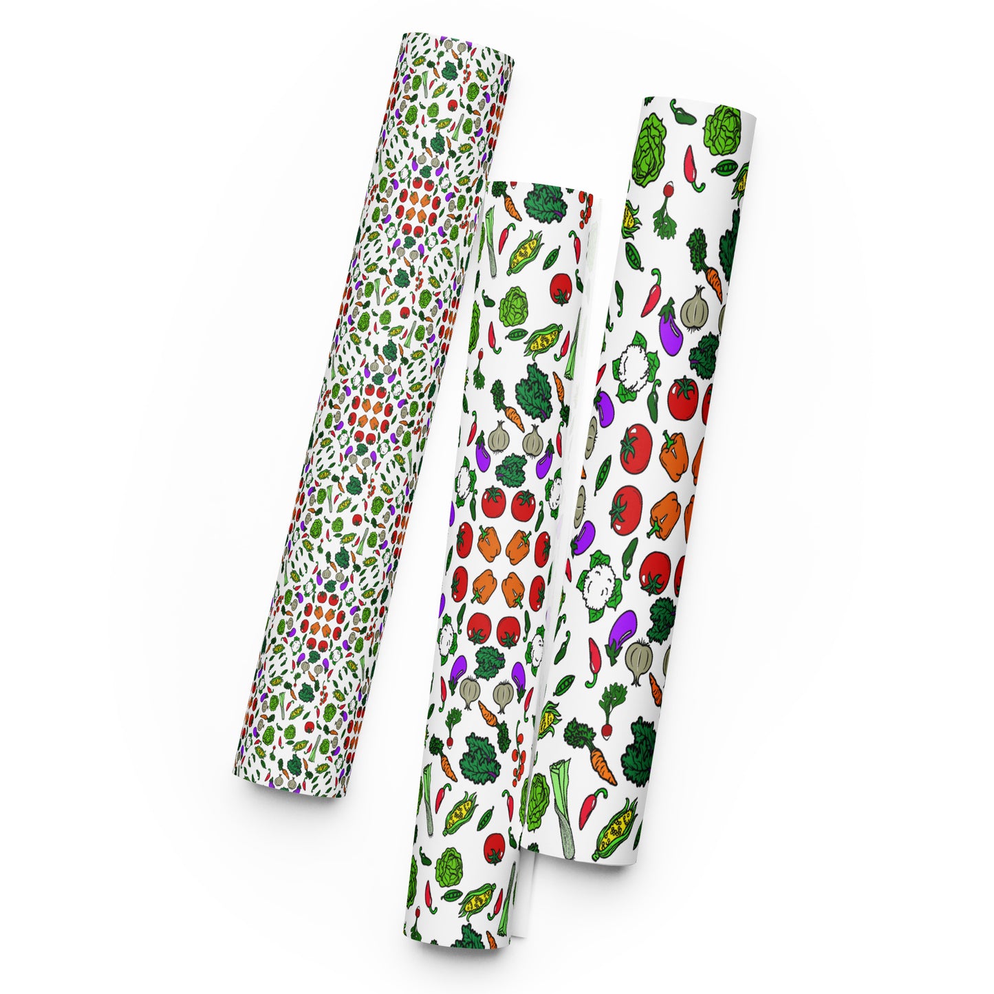 Garden Vegetable Wrapping paper sheets