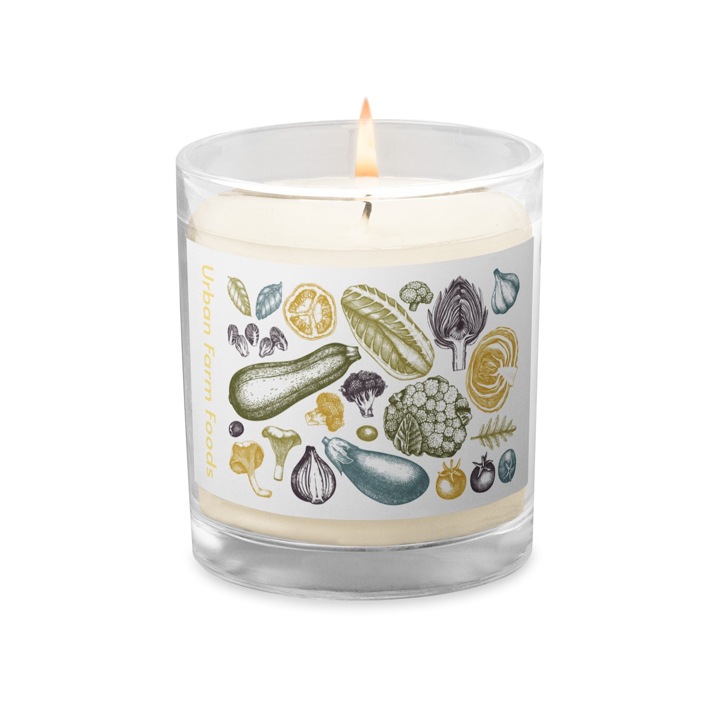 Garden Glass jar soy wax candle
