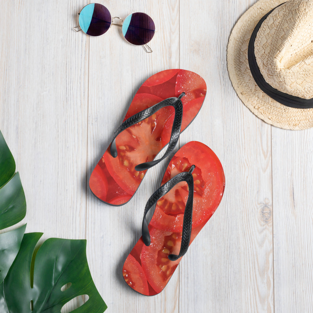Tomato Flip Flops