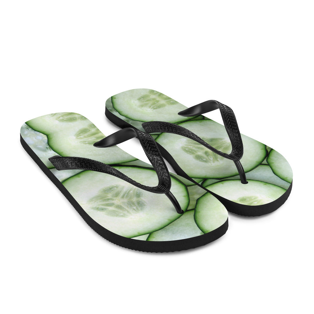 Cucumber Flip Flops