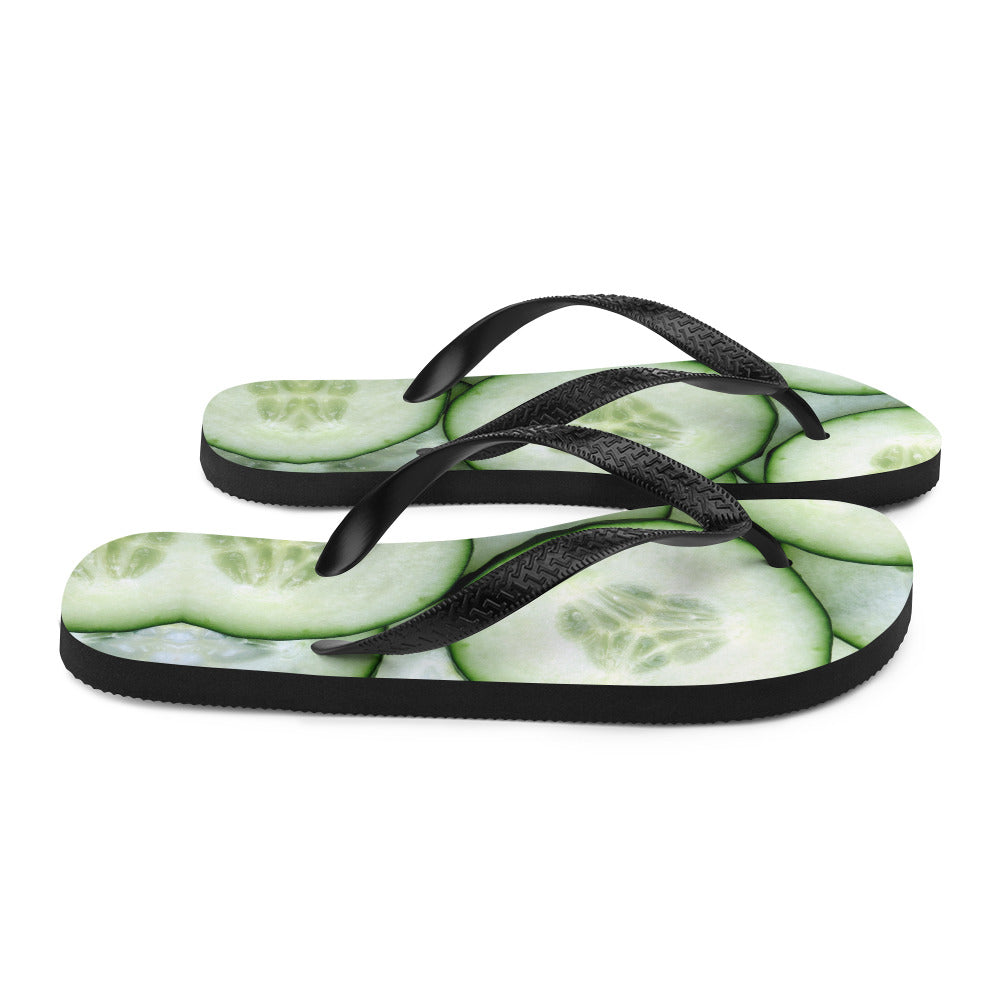 Cucumber Flip Flops
