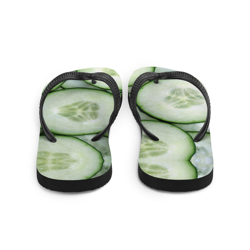 Cucumber Flip Flops
