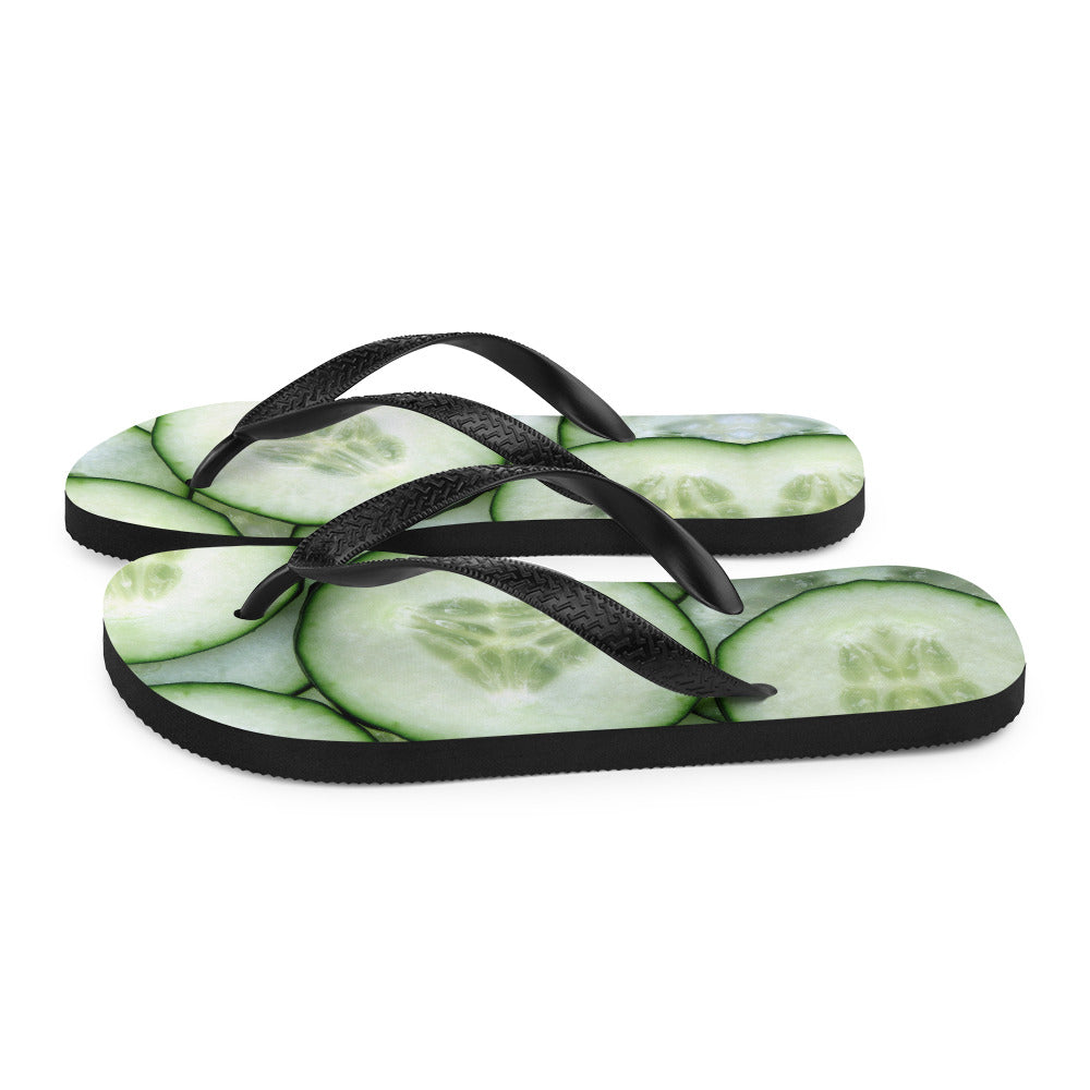 Cucumber Flip Flops