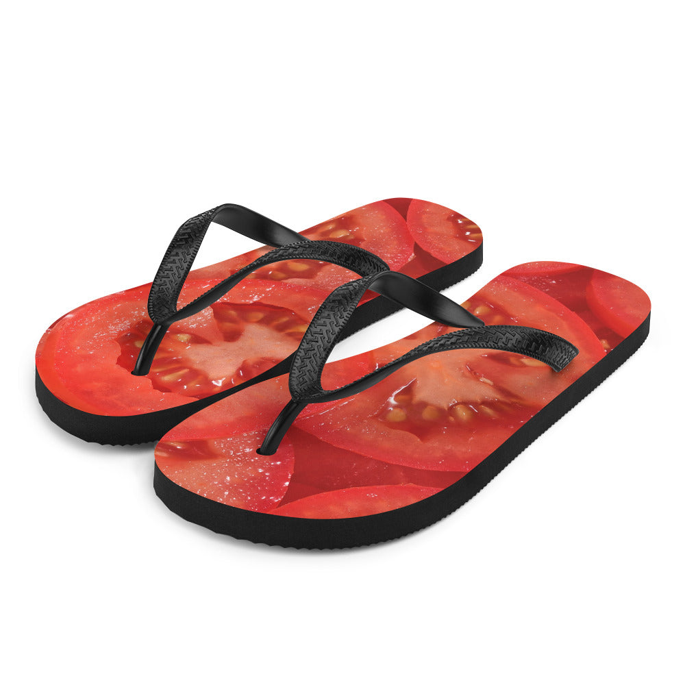 Tomato Flip Flops