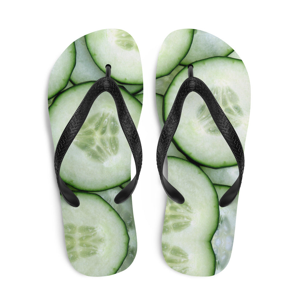 Cucumber Flip Flops