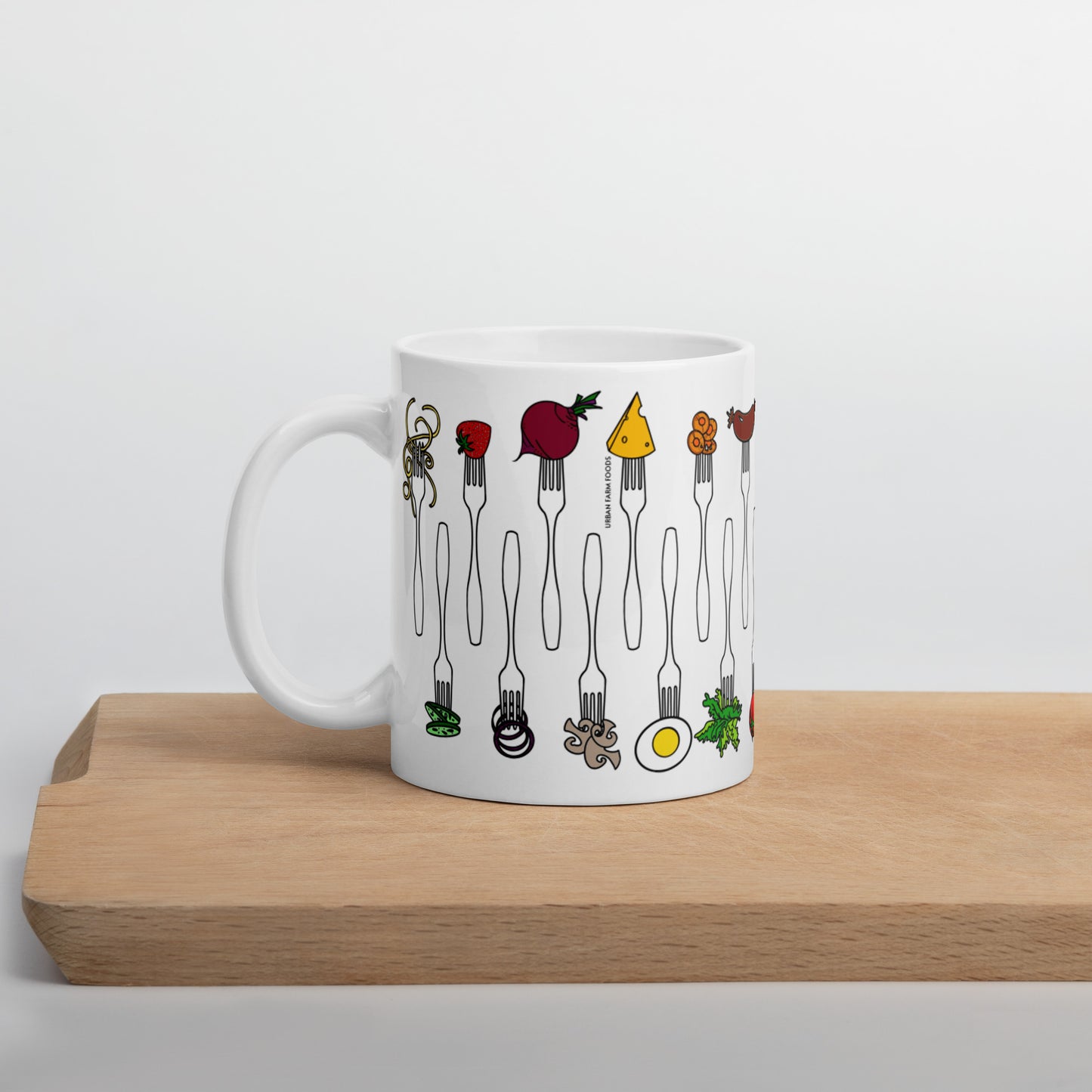 Forked Up glossy mug