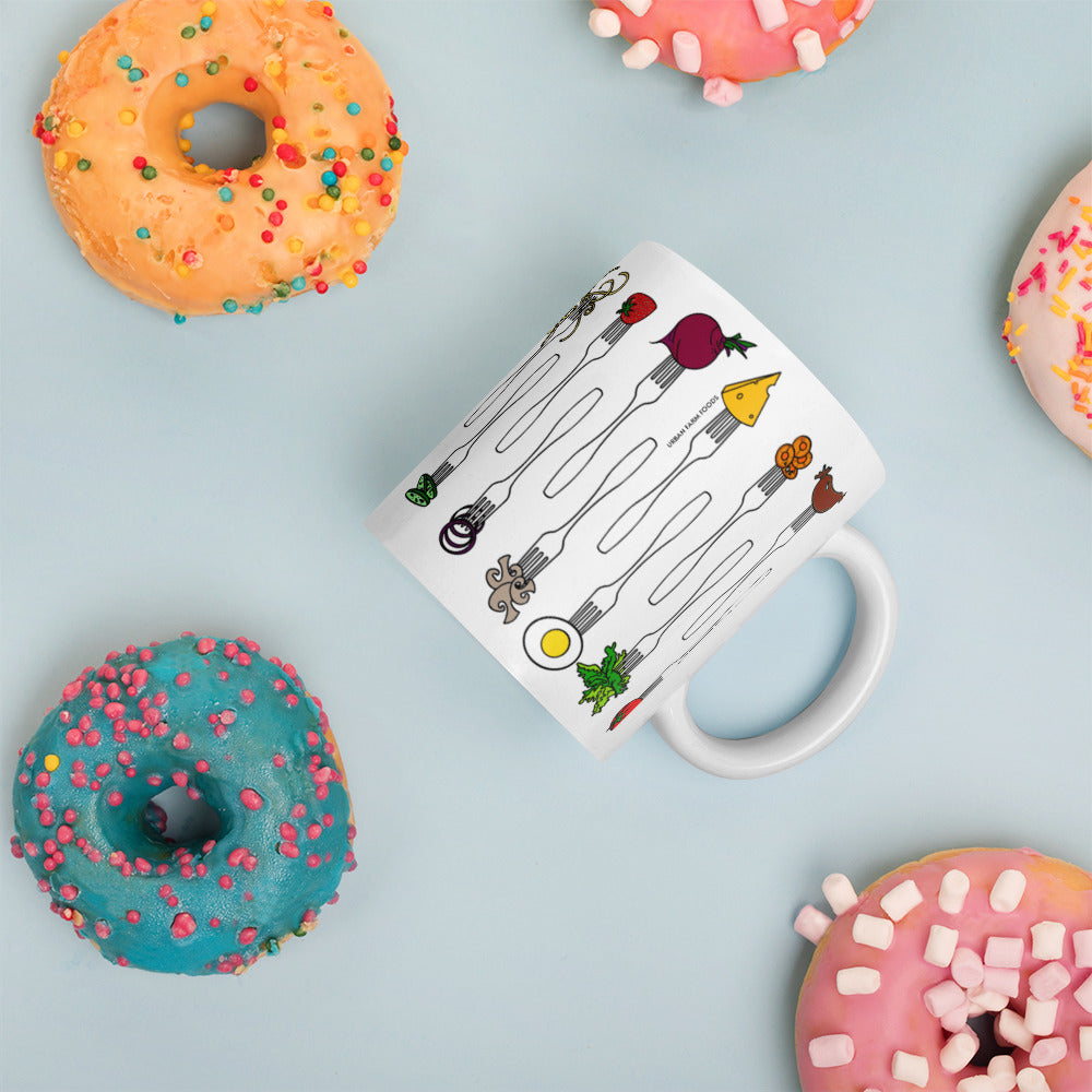 Forked Up glossy mug