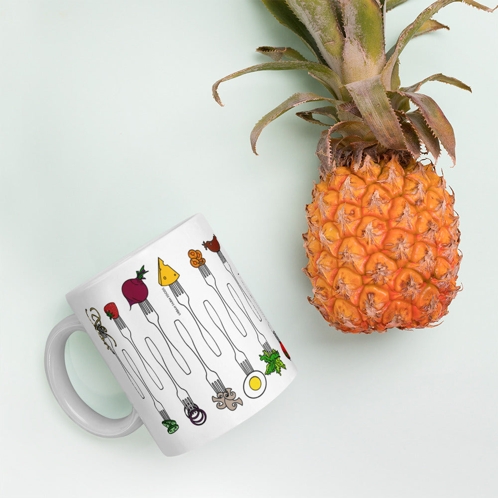 Forked Up glossy mug
