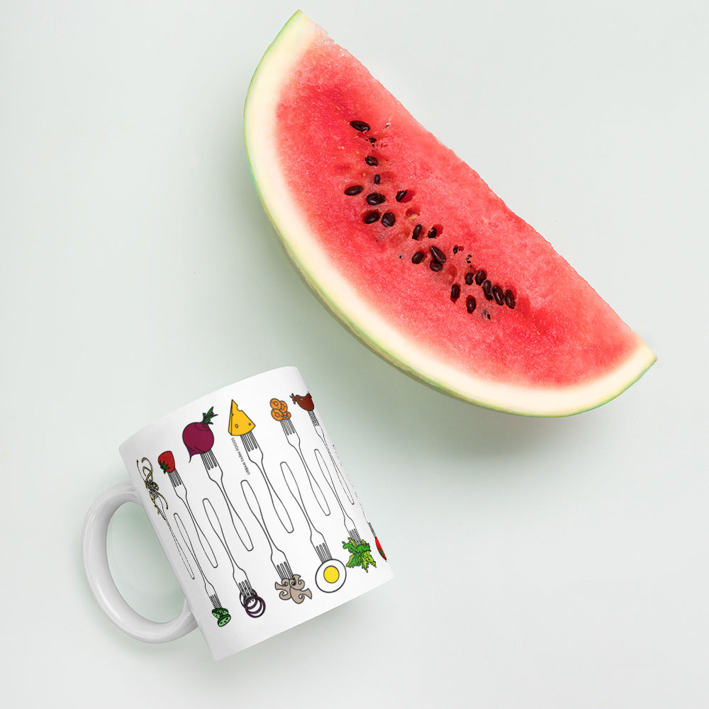 Forked Up glossy mug