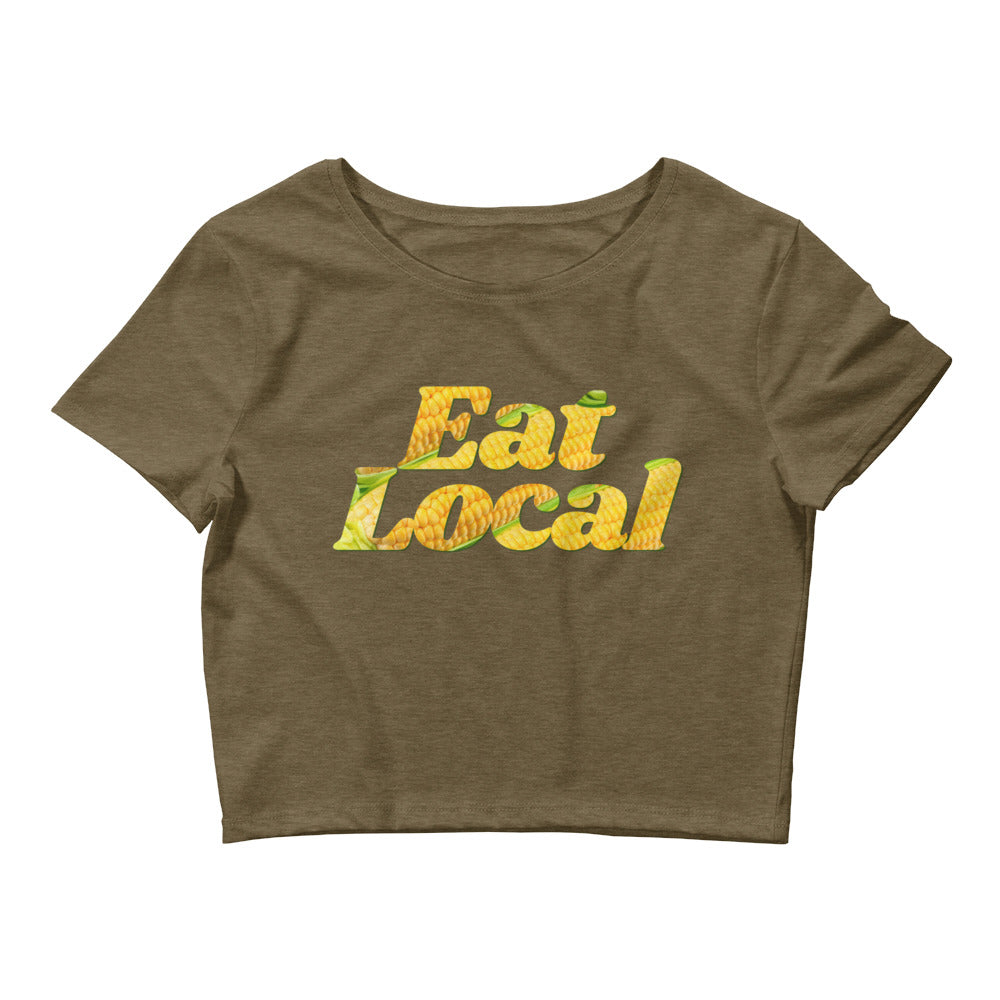 Eat Local Crop Tee