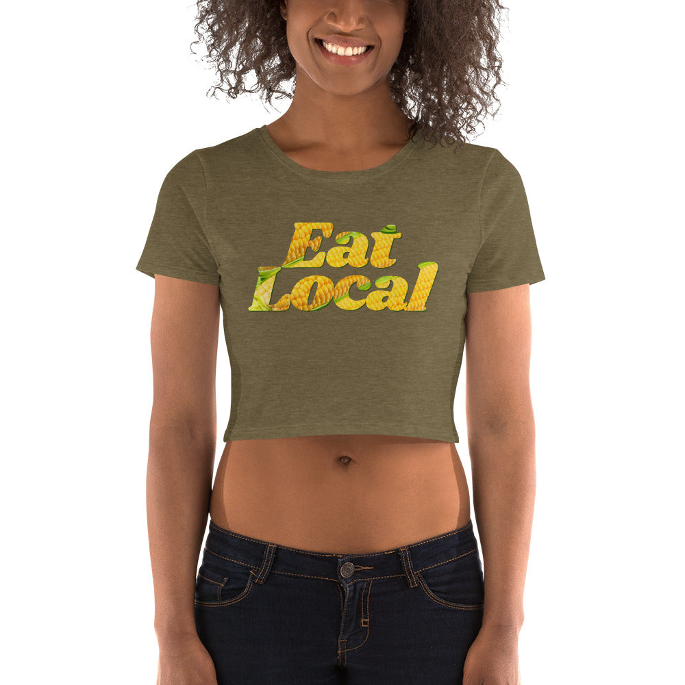Eat Local Crop Tee