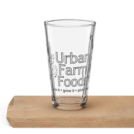 Urban Farm Foods Logo Glass