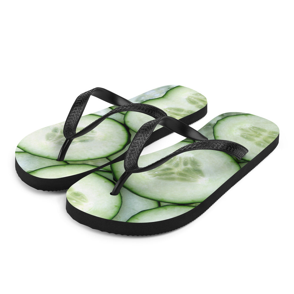 Cucumber Flip Flops