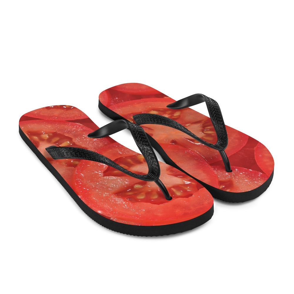 Tomato Flip Flops